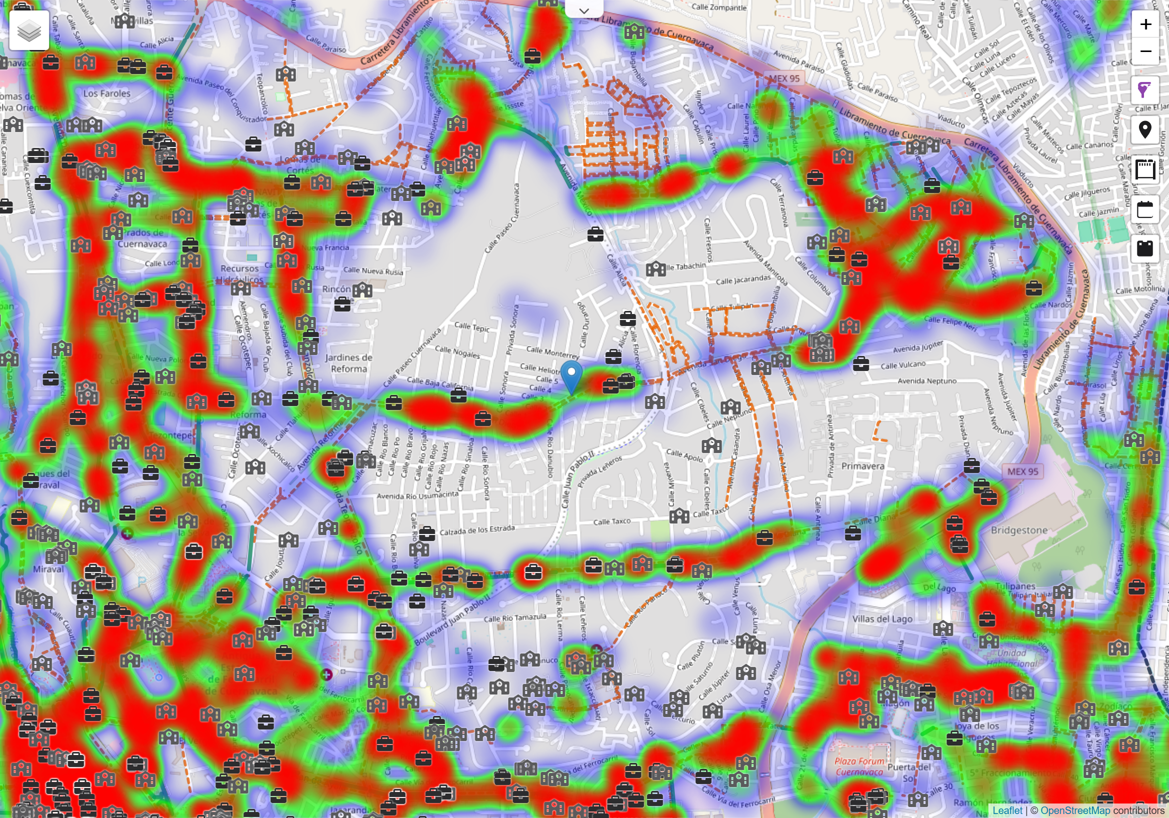 Ejemplo de Potencial de Zona